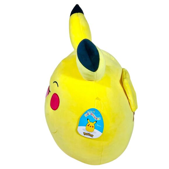 Squishmallow Winking Yellow Pikachu Pokemon 20” Plush 2023 New with Tags - Picture 3 of 9